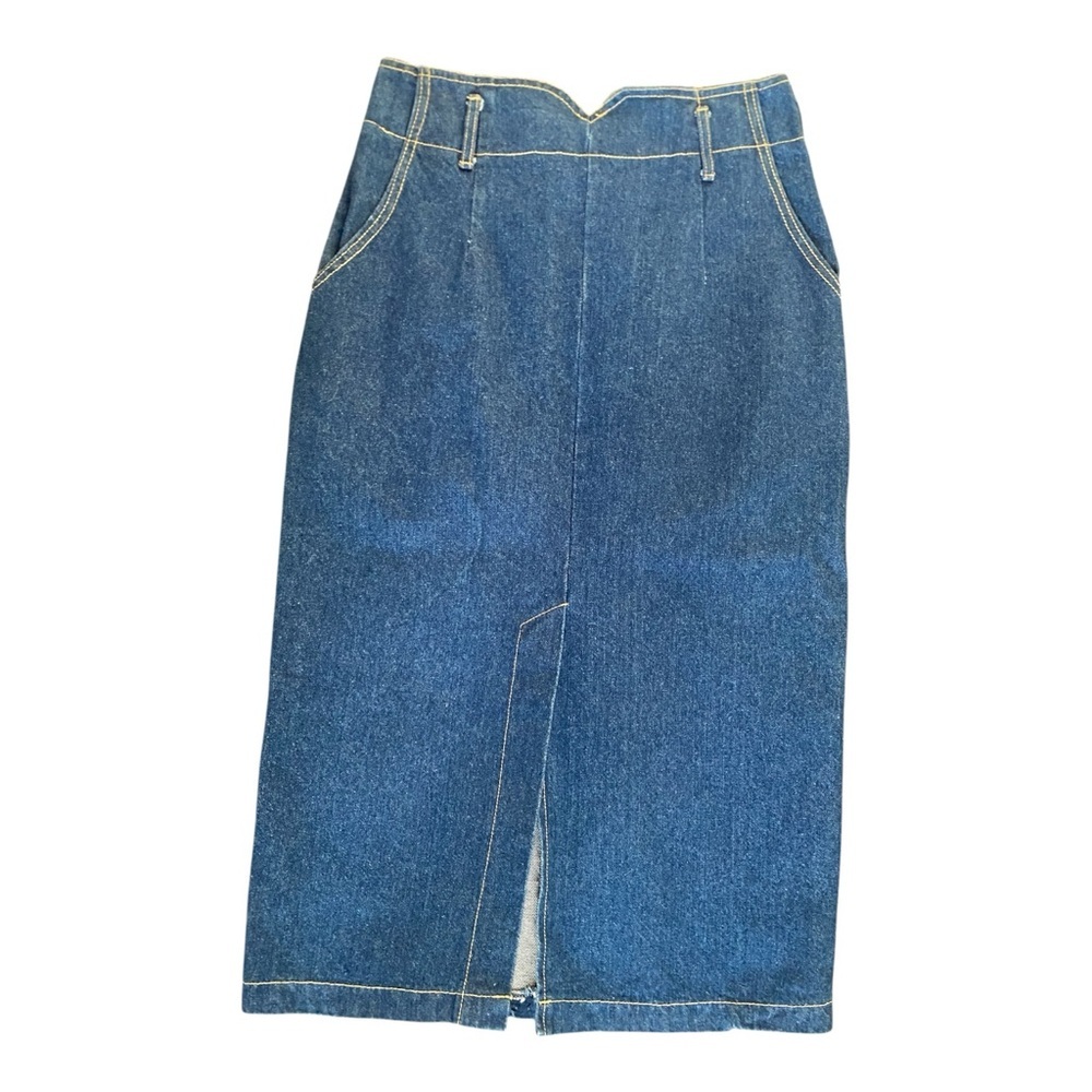 Altitude Womens Vintage Y2k/90s Long Denim Straight Skirt
